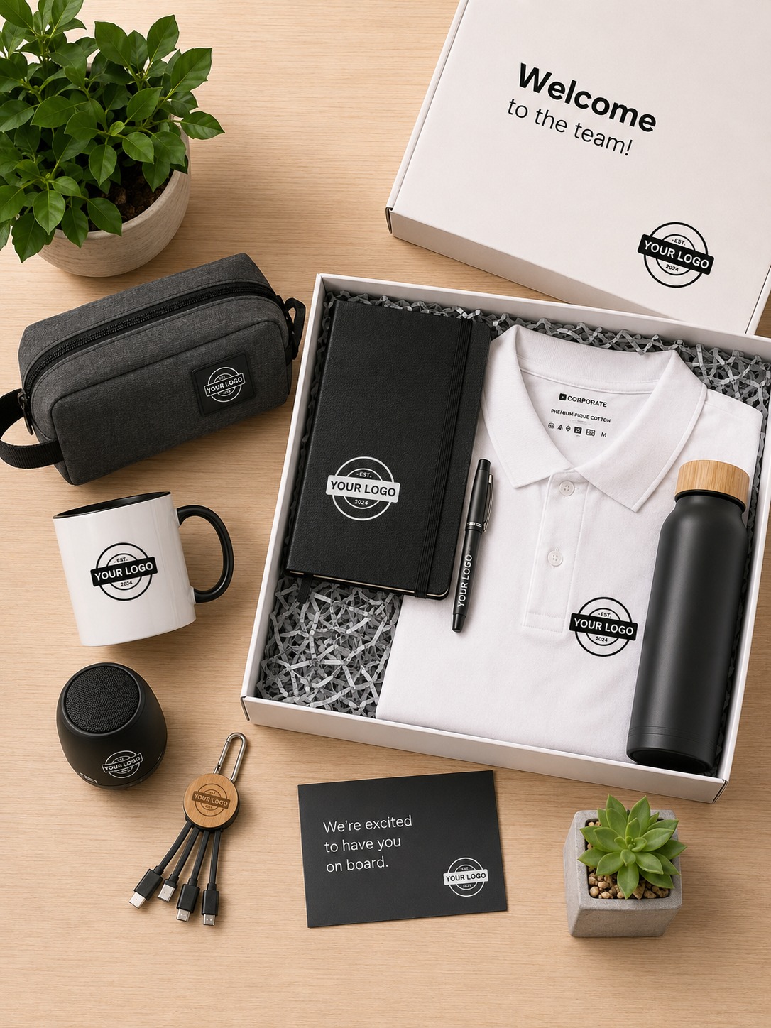 Corporate welcome to the team onboarding kit by Royal Celebrations
